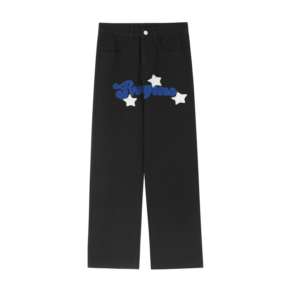 Y2K Vintage Star Design Pants
