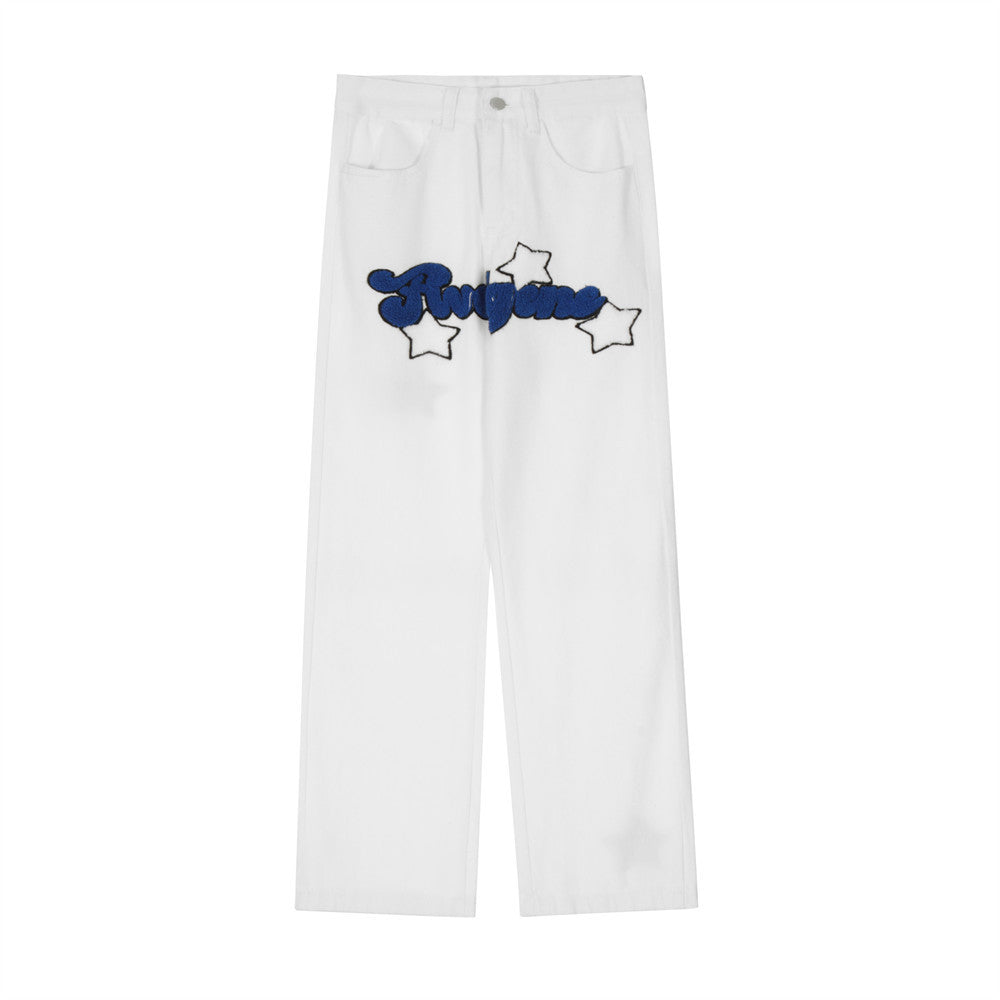 Y2K Vintage Star Design Pants